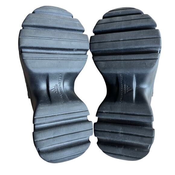 ADIDAS BY STELLA MCCARTNEY CLOGS Black Chunky Sporty Slip On Size 9 - Picture 4 of 10